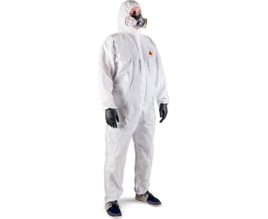 Комбинезон химзащиты Jeta Safety JPC60 из нетканого материала, плотность 65 г/м?, размер 50-52/L, JPC-60-L 