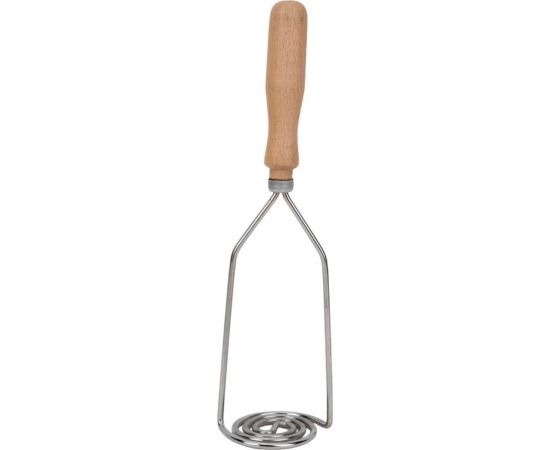 Картофелемялка Mallony спираль с деревянной ручкой 985971 