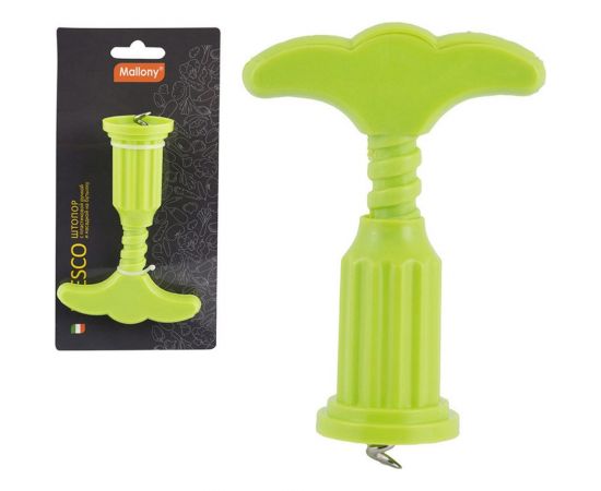 Штопор Mallony FRESCO с пластиковой ручкой/с насадкой на бутылку 008511 