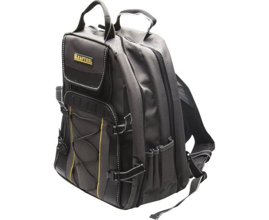 Рюкзак для инструмента KRAFTOOL Industrie 2 отделения, 49 карманов, 430х360х230 мм 38745 