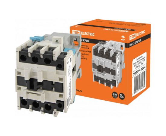 Электромагнитный пускатель TDM ПМ12-025151 У3В 230В 1р SQ0714-0044 
