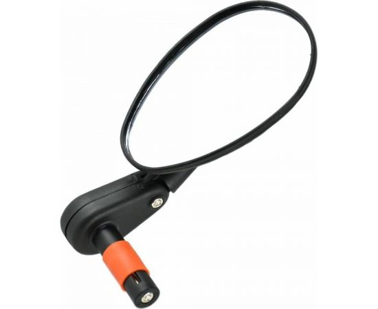 Панорамное универсальное зеркало SUZICO DX-222SB, крепление в торец руля, черное SUZICO VZ211001 