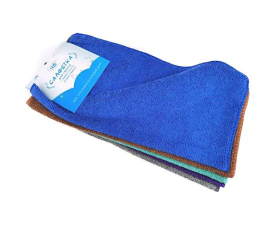 Набор салфеток для уборки Чисто Быстро 5шт 30х30 см, арт Chb0062 ПР442 