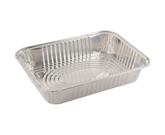 Одноразовая форма для выпечки из алюминиевой фольги Mallony LAMINA 37х27х7 см, прямоугольная, 006045 