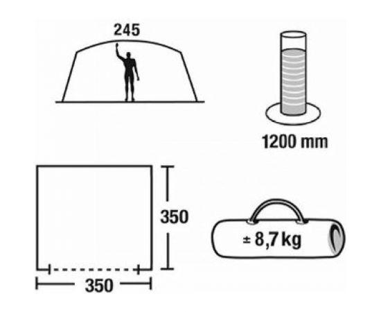 Палатка Green Glade Rodos Rodos – изображение 11