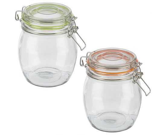 Стеклянная банка Mallony BRAVO объем 750 мл с бугельным замком 007251 – изображение 2