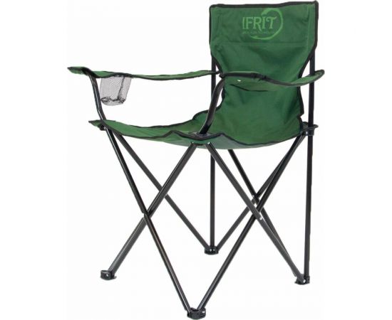 Кресло с подстаканником Ifrit Gerion сталь, 600D oxford, зеленый МКТ-994 – изображение 2