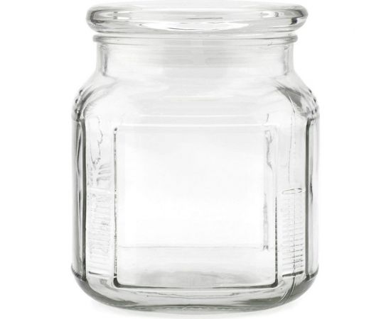 Стеклянная банка для сыпучих продуктов Mallony ARIA со стеклянной плоской крышкой 004470 – изображение 2