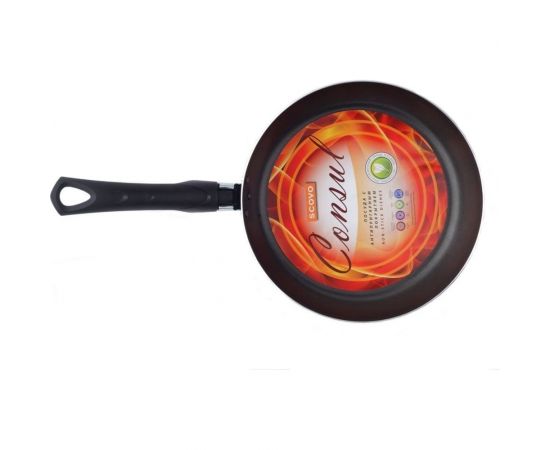 Сковорода SCOVO диаметр 20 см стеклянная крышка RC-007 – изображение 2