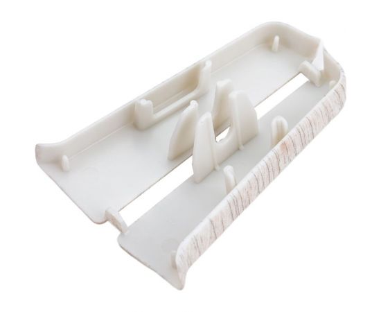 Торцевые заглушки для плинтуса DECONIKA (70 мм; 253 Ясень серый; 2 шт.) Д-П70-Тп-Ф1 253 ЯСН СЕР – изображение 2