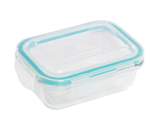 Контейнер Mallony DIAFANO 370 мл из жаропрочного стекла с крышкой из пластика, прямоугльный температура -20 до +200 С 005470 – изображение 2