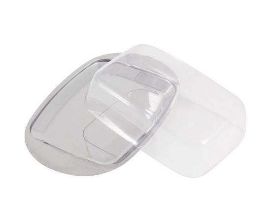 Масленка Mallony OLIATORE нержавеющая сталь, пластиковая крышка, 18х11х4 см 003879 – изображение 2