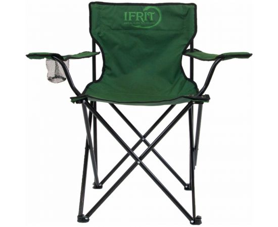 Кресло с подстаканником Ifrit Gerion сталь, 600D oxford, зеленый МКТ-994 – изображение 3