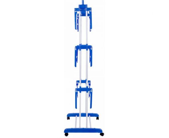 Напольная раскладная сушилка для белья LAIMA HOME многофункциональная, 3 уровня, на колесах 607807 – изображение 3