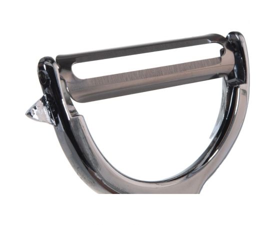 Овощечистка Mallony SEMPLICE с горизонтальным лезвием сплав цинка хромированное лезвие - нержавеющая сталь 984040 – изображение 3