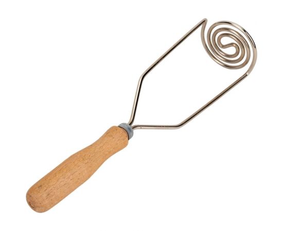 Картофелемялка Mallony спираль с деревянной ручкой 985971 – изображение 3