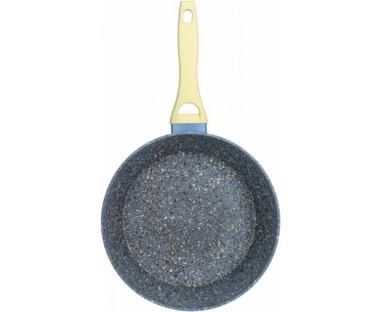 Сковорода Lara SANTORINI WOK 24 см, 2.1 л Granit, индукционное дно, крышка, ручка soft touch LR01-12-24 – изображение 3