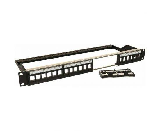 Модульная патч-панель Hyperline PPBL6-19-24-RM 19"", 24 порта, 4 съемные панели по 6 модулей, 434012 – изображение 3