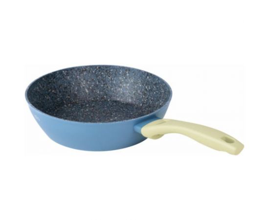 Сковорода Lara SANTORINI WOK 24 см, 2.1 л Granit, индукционное дно, крышка, ручка soft touch LR01-12-24 – изображение 4