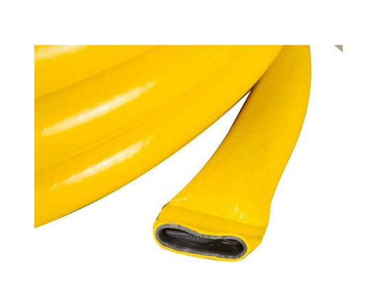 Усиленный поливочный шланг Вихрь ПВХ, пищевой, трехслойный, армированный, 1"", 25 м, жёлтый 73/7/2/34 – изображение 4