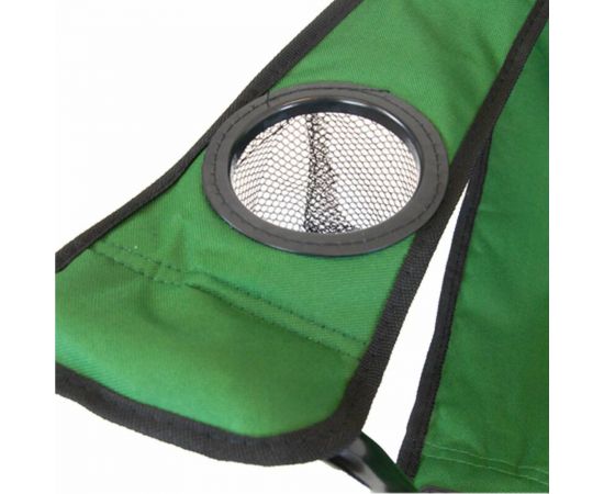 Кресло с подстаканником Ifrit Gerion сталь, 600D oxford, зеленый МКТ-994 – изображение 4