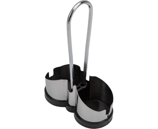 Набор Mallony SPEZIA из 3 предметов: солонка 40 мл и перечница 40 мл на подставке нержавеющая сталь, стекло 009367 – изображение 5