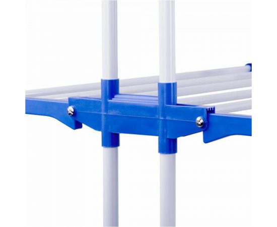 Напольная раскладная сушилка для белья LAIMA HOME многофункциональная, 3 уровня, на колесах 607807 – изображение 5