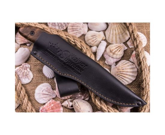 Туристический нож Kizlyar Supreme Fortuna сталь AUS-8 StoneWash рукоять из Кавказского ореха 4650065056953 – изображение 5