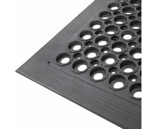 Входной коврик LAIMA EXPERT резиновый, грязесборный, перфорированный, 90x150 см, толщина 12 мм 607816 – изображение 6