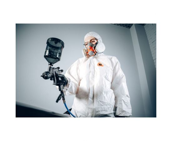 Комбинезон химзащиты Jeta Safety JPC60 из нетканого материала, плотность 65 г/м?, размер 50-52/L, JPC-60-L – изображение 7