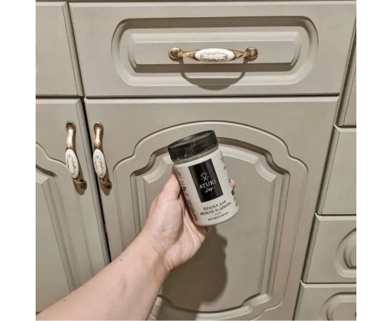 Краска для мебели и декора ATURI Design Меловой бархат mia бежевый мрамор, 0.83 кг T1-00012307 – изображение 7