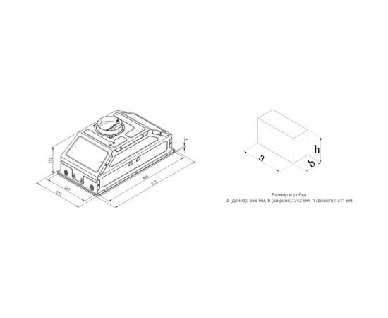 Кухонная вытяжка Skylark Inox 60 KONIGIN 103052 – изображение 8