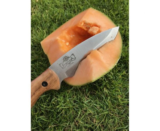 Туристический нож Kizlyar Supreme Fortuna сталь AUS-8 StoneWash рукоять из Кавказского ореха 4650065056953 – изображение 8