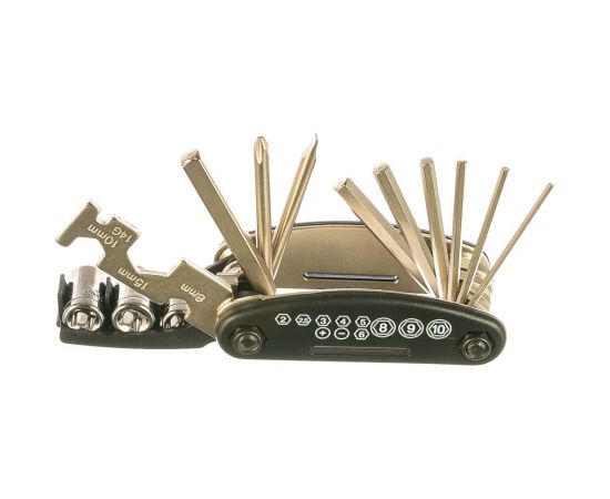 Мультитул для ремонта велосипеда (16 предметов) KING TONY 20A16MR 