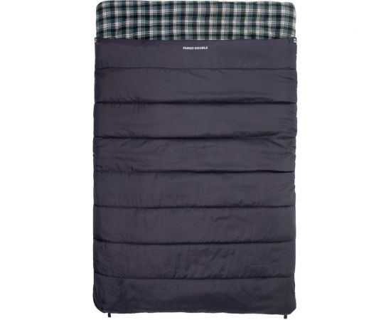 Двухместный спальный мешок с фланелью Jungle Camp Fargo Double серый 70959 