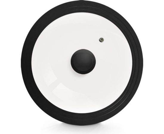 Стеклянная крышка Ladina силиконовый обод, пароотвод, силиконовая ручка, Д 22/24/26 см 90004 