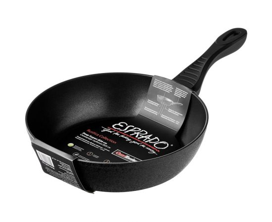 Сковорода Esprado Rustica глубокая, 26x6,8 см, алюминий, антипригарное покрытие, индукция RUST26BE103 