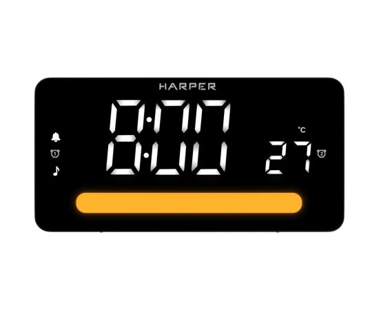 Часы-радио Harper HCLK-5030 black H00003325 