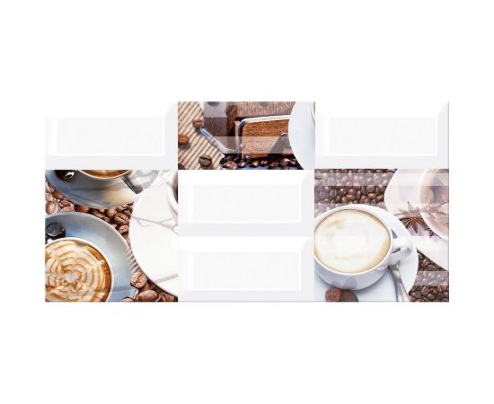 Декор Azori Ceramica вог латте, 40.5x20.1 см, 1 шт. 583012004 