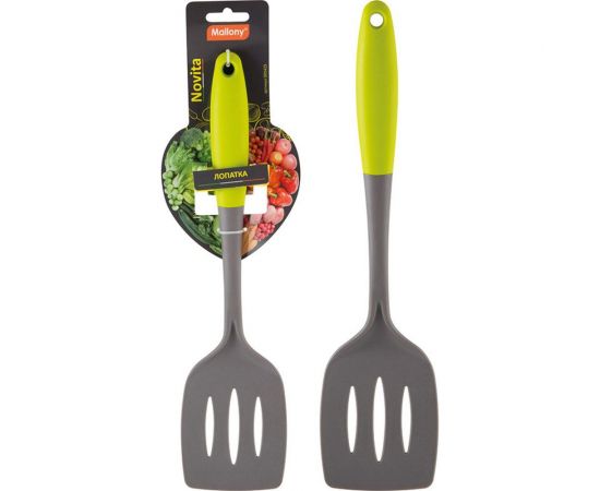 Лопатка Mallony Novita с отверстиями из нейлона с цветной ручкой из TPR 005425 