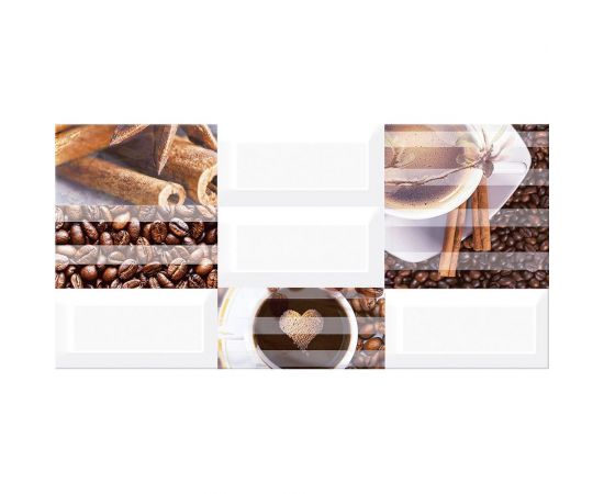 Декор Azori Ceramica вог мокко, 40.5x20.1 см, 1 шт. 583012003 