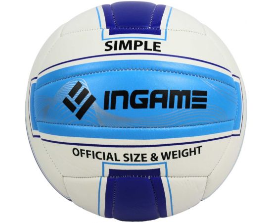Волейбольный мяч INGAME simple invb-232, сине-бело-голубой УТ-00004450 