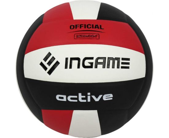 Волейбольный мяч INGAME active ivb-101 черно-бело-красный УТ-00001104 