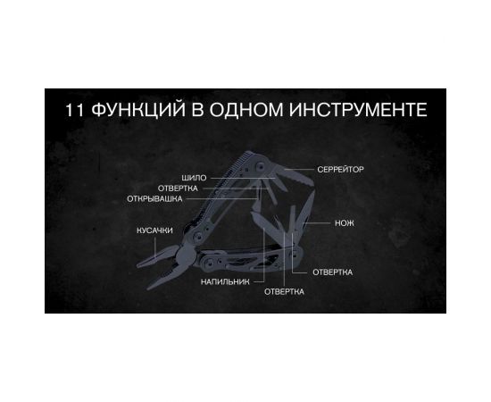 Мультитул Ganzo G104 черный – изображение 11