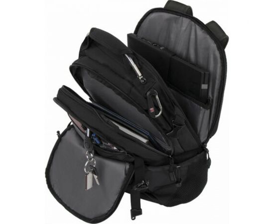Универсальный рюкзак GERMANIUM S-01 с отделением для ноутбука, влагостойкий, черный, 226947 – изображение 14