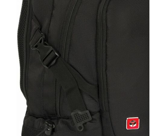 Универсальный рюкзак GERMANIUM S-01 с отделением для ноутбука, влагостойкий, черный, 226947 – изображение 18