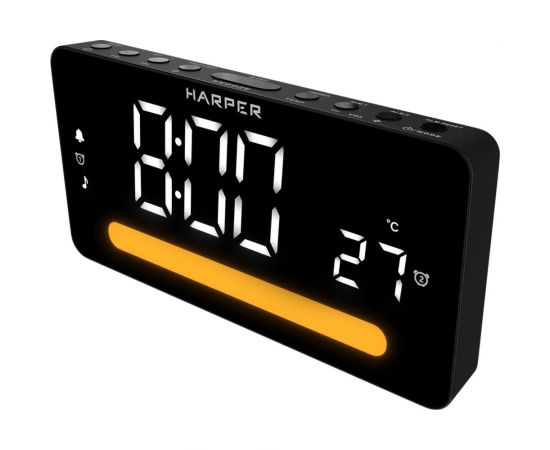 Часы-радио Harper HCLK-5030 black H00003325 – изображение 2