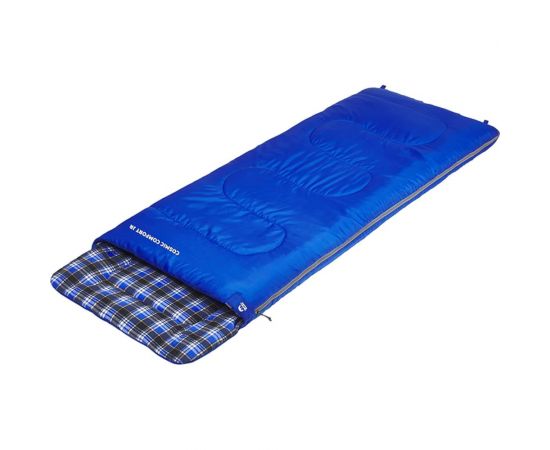 Спальный мешок с фланелью Jungle Camp Cosmic Comfort JR с подголовником, цвет синий 70917 – изображение 2