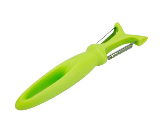 Овощечистка Mallony SEMPLICE с двумя вертикальными лезвиями, пластиковая ручка 008415 – изображение 2