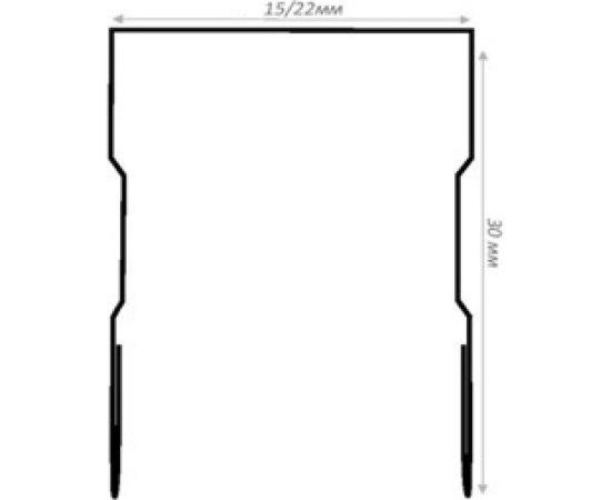 Заборная планка ТАВРОС 0.4х15х2000 мм, полиэстер, глянец, RAL 8017 шоколадно-коричневый 2000566 – изображение 2